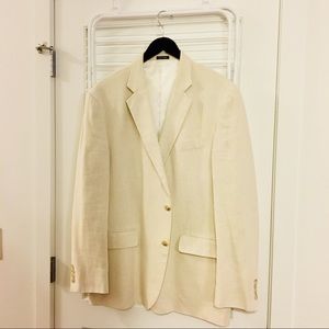 Stafford men’s linen/cotton blend jacket, 46R